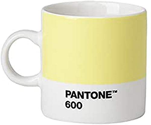 Copenhagen Design Pantone Espresso, Small Coffee Cup, Fine China (Ceramic), 120 Ml, Light Yellow, 600 C, Porcellana, One Size