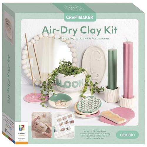 Craft Maker Classic Air Dry Clay Craft Kit (Create Your Own Craft Kit) (Air-Dry Clay)