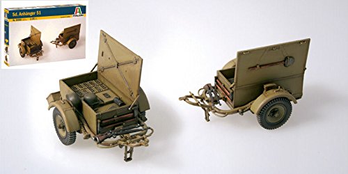 Sd Anhanger 51 Kit 1:35 - Italeri - Kit Mezzi Militari - Kit Di Montaggio
