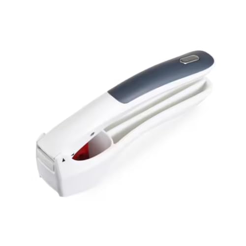 Zyliss E960006 Spremiaglio Facile Pulire, Plastica, Acciaio Inossidabile, Bianco, Grigio, Trita, Schiaccia, Spremi Aglio, Durevole, Lavabile In Lavast
