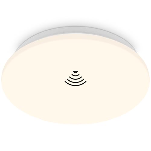 Briloner - Plafoniera Led Con Rilevatore Di Movimento, Luce Bianca Calda, Plafoniera Led, Lampada Soggiorno, Lampada Sala Da Pranzo, Lampada Cucina, C