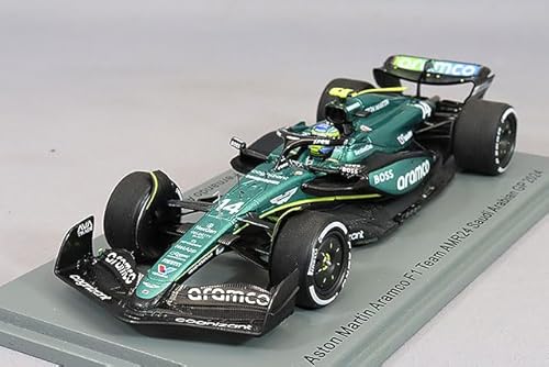 Spark 1/43 Aston Martin Aramco Formula One Team Amr24 2024 F1 Saudi Gp #14 F. Alonso