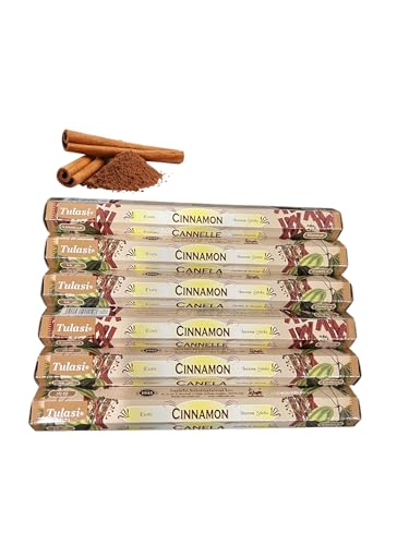 Salco – Set Di 6 Confezioni Da 20 Bastoncini Di Incenso Profumo Di Cannella