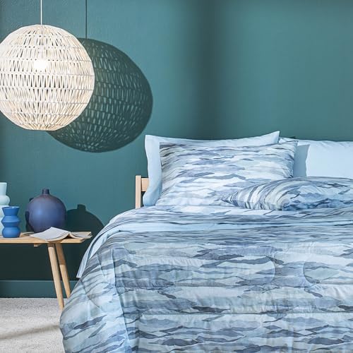 Bassetti, Completo Letto Matrimoniale, Blu, Cloud 240 Cm X 280 Cm
