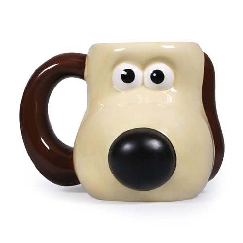 Half Moon Bay: Tazza 3D Wallace & Gromit | Tazza Grande Da Colazione Personalizzata Con Cambio Colore, 480 Ml, Confezione Regalo | Tazza Colazione Wal