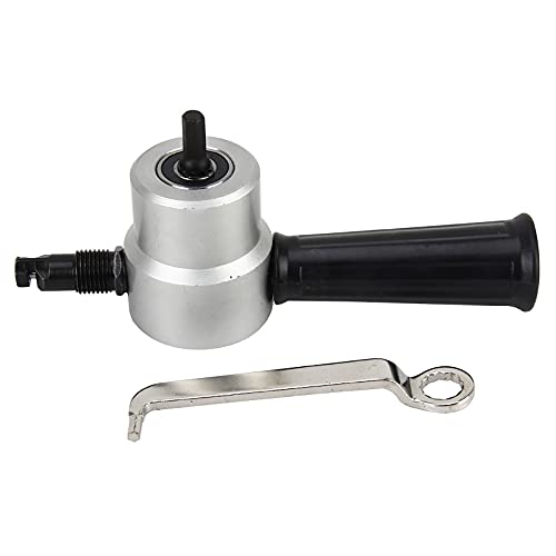 Ancllo Doppia Testa Di Lamiera Nibbler Cutter 360 Gradi Regolabile Power Drill Nibbler Kit Strumenti Di Taglio