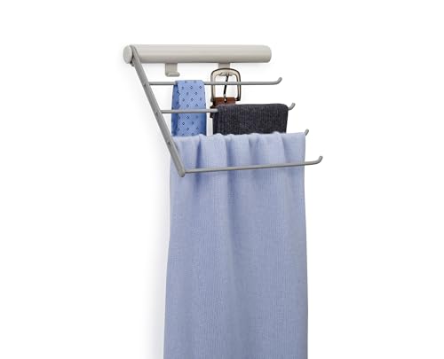 Joseph Joseph Orderly Appendiabiti Per Cinture, Cravatte E Sciarpe, Organizzatore Accessori Per Armadio, Con 2 Ganci E 4 Assi