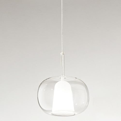 Vetro Borosilicato Contemporaneo Rain Trasparente D22,5 Senza Rosone