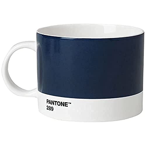 Copenhagen Design Pantone Tazza Di Tè, Porcellana, Blu (Dark Blue 289), 475 Ml