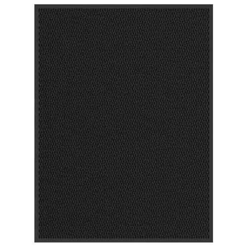 Vidaxl Zerbino Nero 80X120 Cm, Tappetino, Tappetino Di Benvenuto, Zerbino Interno, Zerbino D'Ingresso, Zerbino Esterno, Zerbino Lavabile