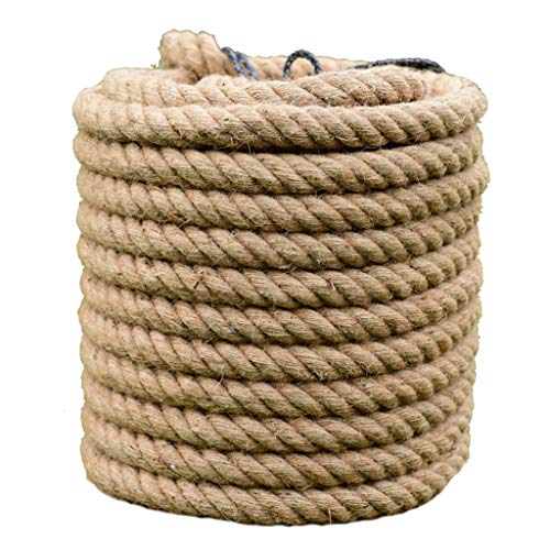 Corde Di Canapa, 16Mm /18Mm/20Mm Corda Canapa, Natural Corda Iuta Robusto Corda Di Iuta, Per Corda Artigianale/Cat Scratching Cord/Garden Bundling,16M
