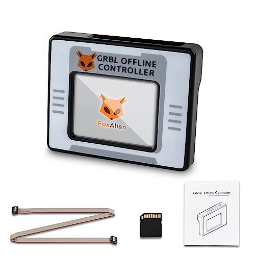 Controller Offline Foxalien Cnc Per Masuter Pro E Masuter 3, Modulo Di Controllo Offline Con Controller Lcd Grbl Touchscreen Per La Macchina Per Incis