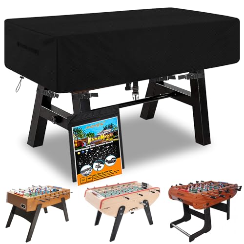 Copertura Calcio Balilla Per Esterno,Telone Copri Biliardino,Copertura Foosball È Realizzata In Tessuto Oxford 600D,Copertura Foosball Per Resistenza