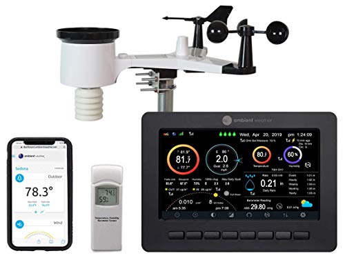 Ambient Weather Ws-2000 - Stazione Meteo Intelligente Con Monitoraggio Remoto Wifi E Avvisi