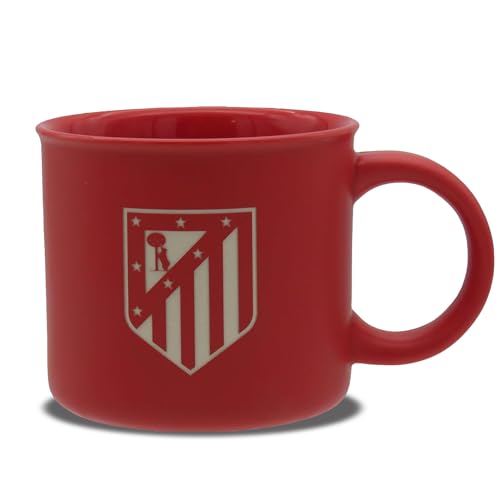 Cyp Brands - Atletico Di Madrid, Tazza In Ceramica, Colazione, Utensili, Tazze Originali, Colore Rosso, Prodotto Ufficiale