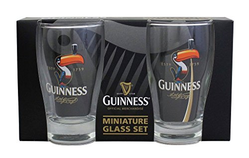 Guinness® - Mini Bicchiere Da Pinta Tucano, 2 Pezzi