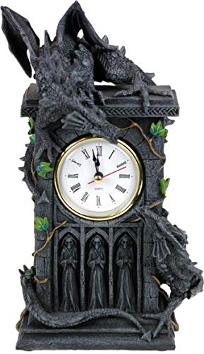 Nemesis Now - Orologio Da Tavolo Con Draghi E Edera