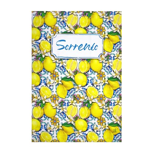 Nada Home Strofinaccio Cucina Sorrento Limoni Canovaccio Effetto Mistolino In Cotone 6827