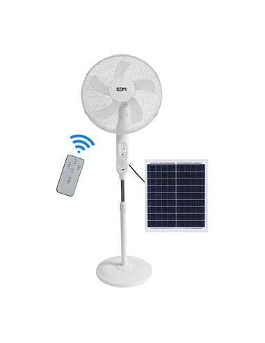 Edm Ventilatore Da Terra 33523 Bianco 25 W Solare