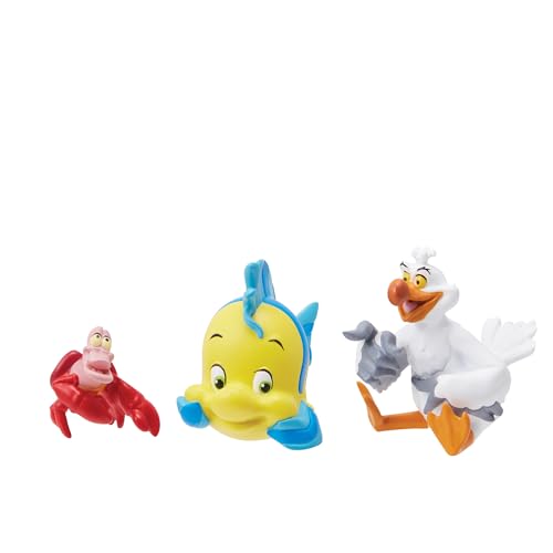 Enesco Disney Showcase - Set Di Statuette In Miniatura Della Sirenetta Sebastian Flounder E Scuttle, 4,6 Cm, Multicolore