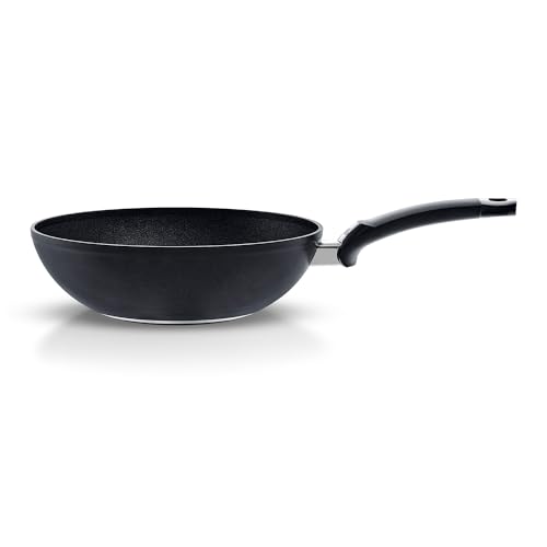 Fissler Adamant/Padella Per Wok Rivestita In Alluminio (26 Cm – 3,8 L) Asia, Antiaderente E Antigraffio, Made In Germany – Induzione