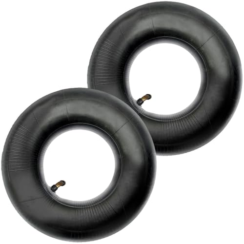 Uqtuko Camera D'Aria Per Carriola 3,50-6/4,00-6/4,10-6, 2 Pezzi Camere D'Aria Per Carriole Con Valvola Pneumatica Tr87 Per Carriole, Carrelli Da Giard