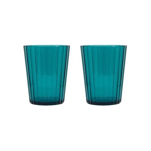 Wdlifestyle Linea New York Set Bicchieri, Acrilico, Turchese