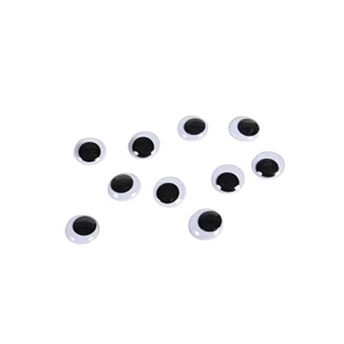 Rayher Occhi Di Plastica Con Pupilla Mobile, 10 Mm Ø, Busta 10 Pz, 8903700