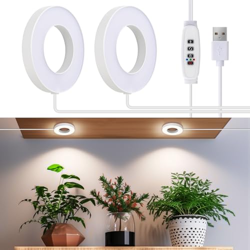 Siyomg Lampada Per Piante, Grow Light 96 Led Luce Per Piante A Spettro Completo Per Piante Da Interno, Con Timer Automatico 3/9/12H, 3 Colori, 10 Lumi