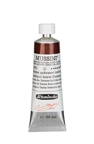 Schmincke Mussini Oils Natural Burnt Sienna 35Ml Tube Series 1