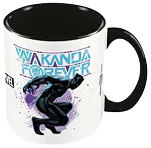 Pyramid International Tazza Marvel Black Panther (Black Panther Wakanda Forever Colorato Interior Design) In Confezione Regalo – Merchandise Ufficiale