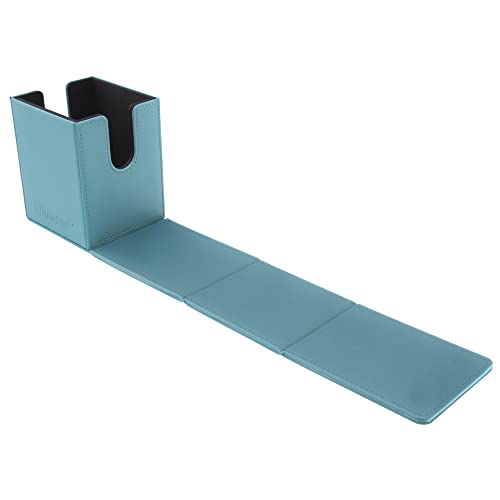 Ultra Pro - Vivid Alcove Flip Card Deck Box (Light Blue) - Stores & Protects Up To 100 Standard Size Collectible Cards, Baseball Cards, Gaming Cards,