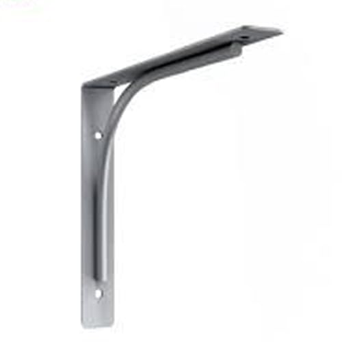 Bolis Italia Eclisse - Staffe Per Mensole, 23 Cm, Colore: Argento