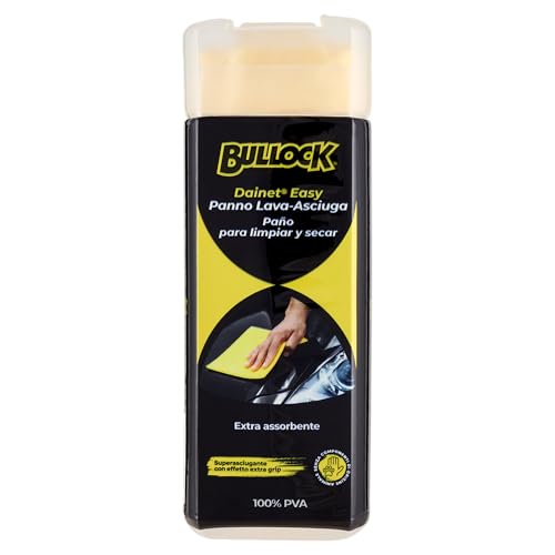 Bullock Car Care Dainet Easy – Panno 100% Pva Extra Assorbente Con Effetto Grip, Lavaggio & Asciugatura Auto/Moto, Antigraffio Superasciugante, Non La