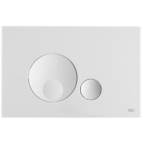 Placca Globe Doppio Scarico Bianca