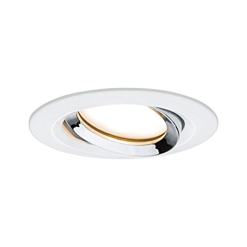 Paulmann Coin Schwenkbar Dimmbar 93685 Lampada Led Nova Plus Tonda Orientabile Incl. 1X6,8W Ip65 Dimmerabile Faretto Da Incasso Alluminio 2700K 6.8 W,