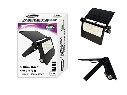 Cegasa Floodlight Solar Led 11W 1200Lm 6500K Ip65