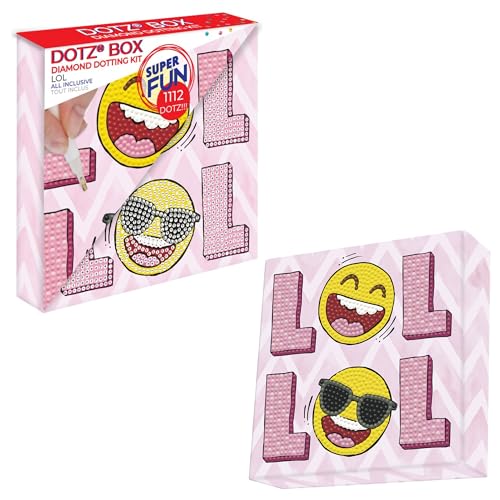Diamond Dotz Dbx-024 Box Lol - Quadro Con Cornice A Cuneo, 15 X 15 X 2,5 Cm, Da Appoggiare O Appendere, Ideale Anche Per Bambini