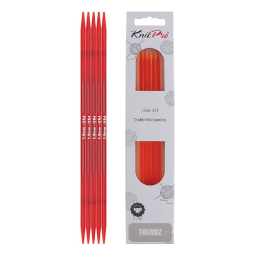 Knit Pro - Ferri A Doppia Punta Da Maglia, 15 Cm X 3,50 Mm, Multicolore