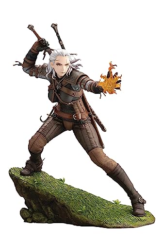 Kotobukiya The Witcher: Statua Di Geralt Bishoujo