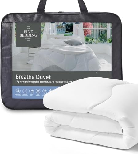 The Fine Bedding Company A1Udfnbrgrs10S Breathe-Piumino Singolo, Microfibra, Primavera/Autunno (10,5 Tog), 42 Eu