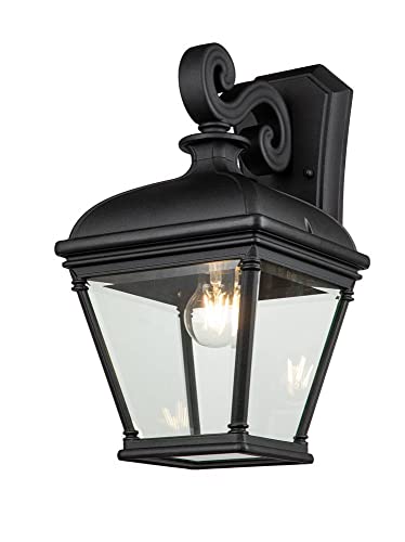 Elstead Bayview Lanterna Da Esterno A Parete Nera, Ip44