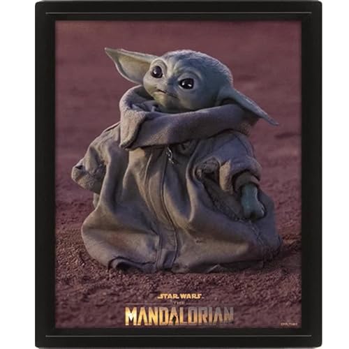 Gamesland Star Wars - The Mandalorian Grogu - Poster Lenticolare 3D, 26 X 20 Cm