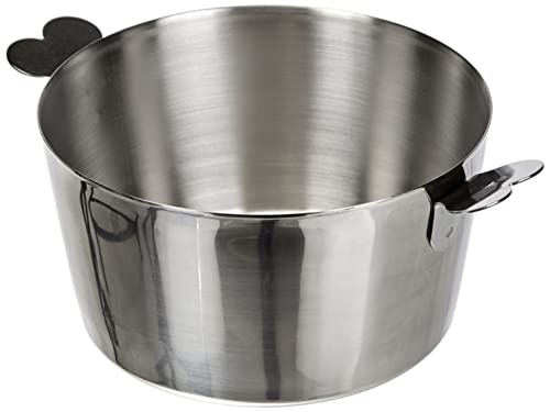 De Professionale Acquisto - Professionale Stampo Charlotte, Senza Coperchio - In Acciaio Inox, Diametro 18 Cm
