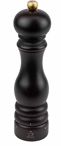 Peugeot - Paris U'Select - Macinasale Da 22 Cm, 6 Impostazioni Predefinite, In Legno Certificato Pefc, Prodotto In Francia, Colore: Cioccolato