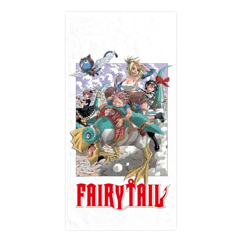 Sakami - Fairy Tail – Exploring – Telo Mare – 150 X 75 Cm – Originale E Con Licenza