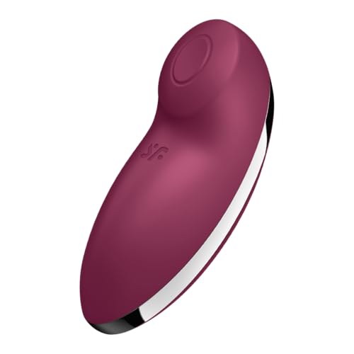 Satisfyer Tap & Climax 2 | 11 Cm | Vibratore Da Appoggio Effetto Picchiettio | Due Motori Controllabili Indipendentemente | Ricaricabile | Impermeabil