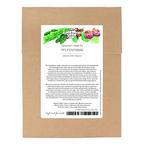 Tabacco Da Pipa - Set Di Semi Con 3 Varietà Classiche Di Nicotiana