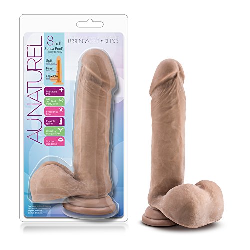 Au Naturel 8Inch Sensa Feel Dildo Latin