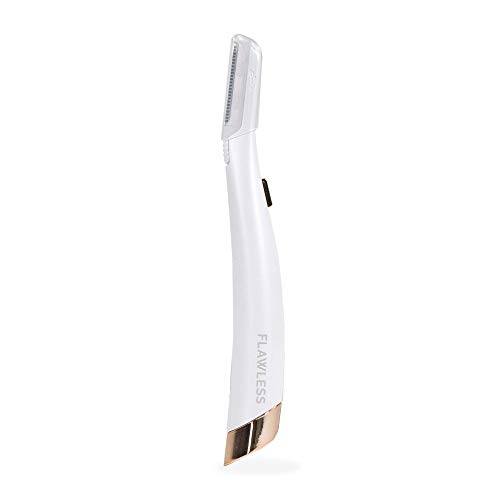 Finishing Touch Flawless Dermaplane Glow, Originale Dispositivo Per L'Esfoliazione E Depilazione Del Viso, Rimuove La Peluria E Aiuta A Ridurre La Com